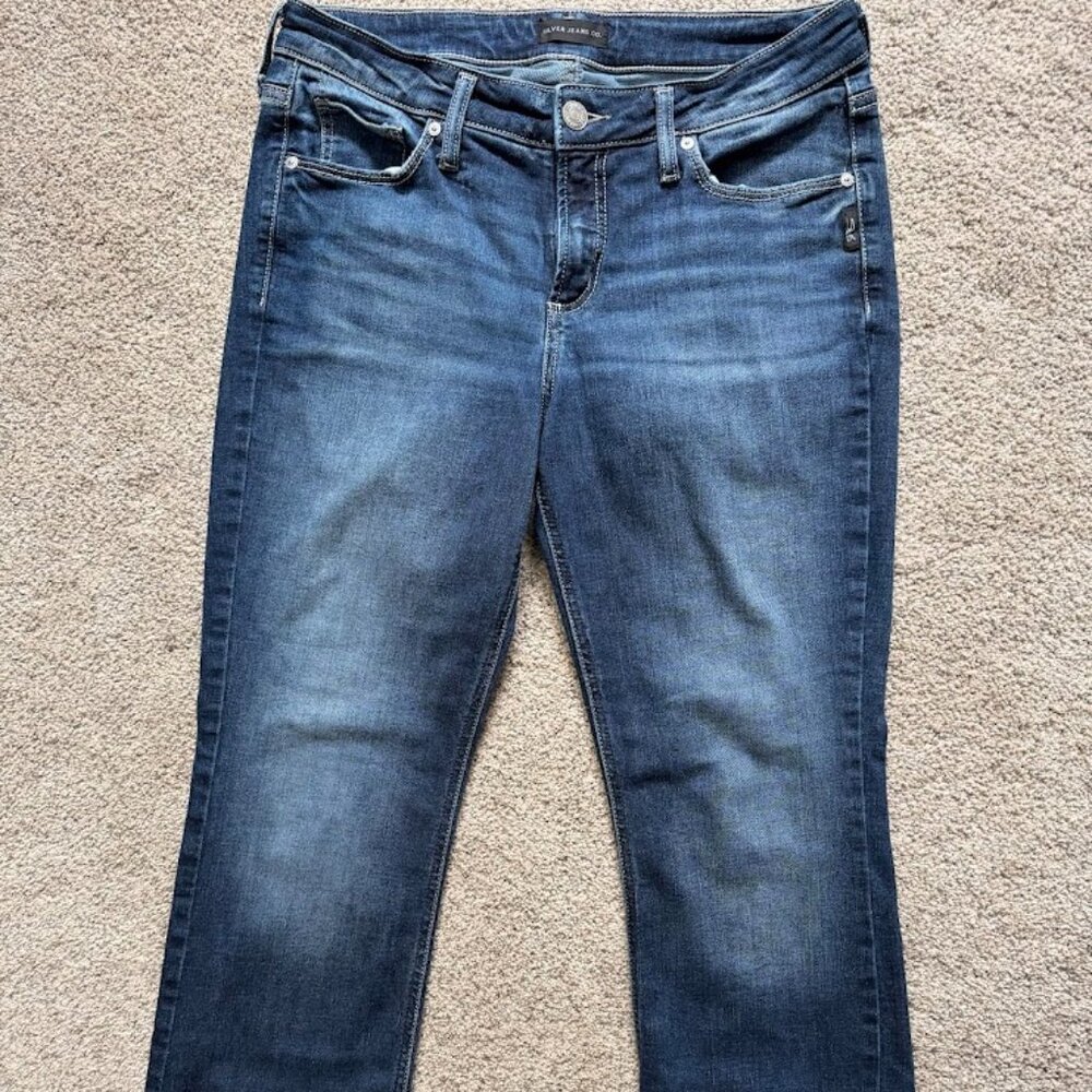 Silver Denim Jeans
